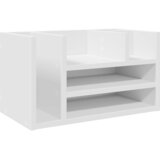  Organizator za stol bijeli 44,5 x 24 x 25 cm konstruirano drvo | shoptok.hr