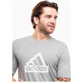 Adidas Majice s kratkimi rokavi Modern Essentials Graphic Siva | Shoptok.si