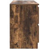 TV ormarić boja dimljenog hrasta 100x35x54 cm konstruirano drvo | shoptok.hr