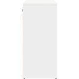 vidaXL Omara za čevlje s polico Bela 52.5 x 30 x 50 cm Konstruiran les | Shoptok.si