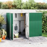 Furnova Vrtna lopa za orodje zelena 225x89x161 cm pocinkano jeklo, (21912792) | Shoptok.si