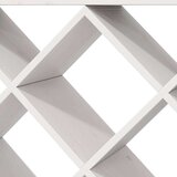  Stalak za vino 2 pcs Bijelo 62 x 25 x 62 cm Čvrsto borovo drvo | shoptok.hr
