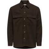 Only & Sons Srajce z dolgimi rokavi ONSPAUL RLX OVERSHIRT 22034929 Kostanjeva Cene