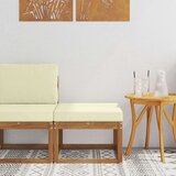  Zunanji puf Masiven les akacije Naravna, (5000269601) | Shoptok.si