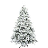 vidaXL Umestno božično drevo med 300 LED Zelena 180 cm PE in PVC | Shoptok.si