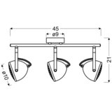 Lesnina XXXL REFLEKTOR Pent 45/10/21 cm | Shoptok.si