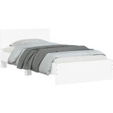  Okvir za krevet s uzglavljem i LED svjetlima bijeli 100x200 cm | shoptok.hr