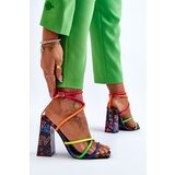 Boto FG2 Fashionable High Heel Sandals Multicolour Josette | Shoptok.si