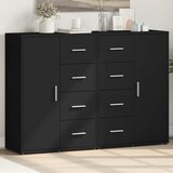 vidaXL Komoda 2 kom crna 60x31x84 cm od konstruiranog drva Cijene