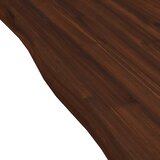  Pravokutni stolni vrh 120 x 40 x 3 cm Pravokutni - Tamno smeđa 90 x 55 x 3 5 cm Živi rub 2 strane | shoptok.hr