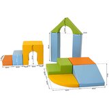  Jastučići za penjanje, meke igračke, 10-dijelni set jastučića za dijete (svijetle boje) | shoptok.hr