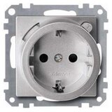 Merten RCD vtičnica aluminijasta Schuko BRS 232860, (21225418) u
