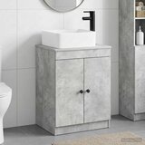  Set namještaja za kupaonicu Betonska siva Konstruirano drvo | shoptok.hr