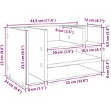  Organizator za pisalno mizo sonoma hrast 44,5x24x25 cm inž. les, (21413964) | Shoptok.si