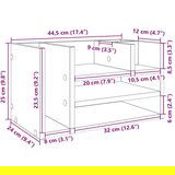  Organizator za stol boja hrasta 44 5x24x25 cm konstruirano drvo | shoptok.hr