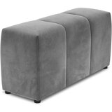 Cosmopolitan Design Siv žametni naslon za roke za modularni kavč Rome Velvet - Cosmopolitan Design Cene