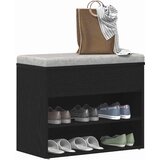  Klupa za cipele Crni hrast 60 x 30 x 45 cm Konstruirano drvo | shoptok.hr