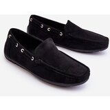 Boto Men's Suede Slip-On Moccasins Black Rayan | shoptok.hr