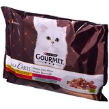 Nestle GOURMET A la Carte piščanec, postrv, govedina, polak - mokra mačja hrana - 4 x 85 g, (21385684) Cene