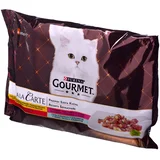 GOURMET A la Carte piščanec, postrv, govedina, polak - mokra mačja hrana - 4 x 85 g, (21385684)