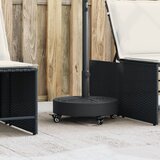 The Living Store Podstavek za senčnik s kolesi za drog Ø38/48 mm 27 kg okrogel - Podstavek Za Senčnik, (21484609) | Shoptok.si