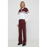 Tommy Hilfiger Pulover ženska, bordo barva | Shoptok.si