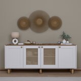 Hanah home konzolni sto Bohemian 1600-145, 180x75x40 cm, Belo-hrast boje | ePonuda.com