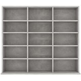 Ormarić za CD-ove boja betona 100x23x89,5 cm konstruirano drvo | Eponuda.com