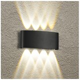  Brilagi - LED spoljašnja zidna svetiljka FLAREBOX LED/8W/230V crna IP65 | Eponuda.com