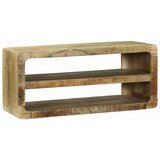 TV ormar s policom Smeđa 80 x 32 x 36 cm Čvrsto drvo manga | shoptok.hr