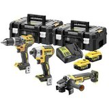  Set aku.bušilica,brusilica,ud.odvijač 18V 2x5Ah DCK384P2T DeWALT | Eponuda.ba