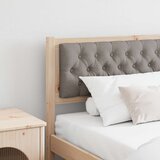 vidaXL Vzglavje Drugo Rjava in taupe 200 cm Trdna borovina | Shoptok.si