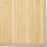  Tepih svijetli prirodni 100 x 100 cm od bambusa | shoptok.hr