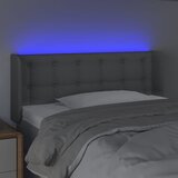  LED uzglavlje svjetlosivo 83x16x78/88 cm od tkanine | shoptok.hr
