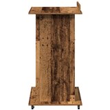  Predavalnica s kolesi iz starega lesa in inženirskega lesa, (22048565) | Shoptok.si