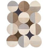 Flair Rugs Sivo-bež ručno rađen vunen tepih 200x290 cm Mia Ellipse – | shoptok.hr