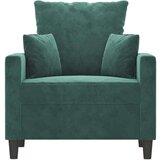 Fotelja tamnozelena 60 cm baršunasta | shoptok.hr