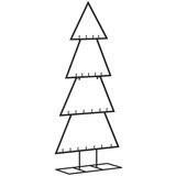  Metalno ukrasno božićno drvce crno 125 cm | shoptok.hr