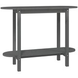  Konzolni stol sivi 110 x 40 x 80 cm od masivne borovine | shoptok.hr