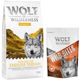 Wolf of Wilderness 12 kg suhe hrane + Snack gratis! - "Explore The Endless Terrain" Mobility - brez žit + Wide Acres - piščanec (monoprotein) Cene