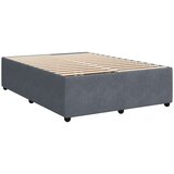 vidaXL Okvir za krevet tamnosivi 140x200 cm baršunasti | shoptok.hr