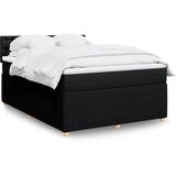  Krevet s oprugama i madracem crni 140x200 cm od tkanine | shoptok.hr