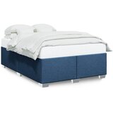 vidaXL Posteljni okvir moder 140x200 cm blago | Shoptok.si