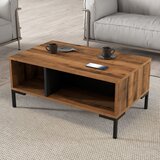 Woody Fashion aurora - 2080 walnutanthracite coffee table | Eponuda.com