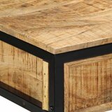  Radni stol Smeđa 105 x 50 x 75 cm Čvrsto drvo manga i metal | shoptok.hr