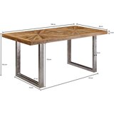 MID.YOU Jedilna Miza Mango, Pravi Les | Shoptok.si