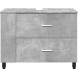  Toaletna jedinica Betonska siva 80 x 35 x 60 cm | shoptok.hr
