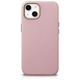 ICARER Magnetni usnjeni ovitek za iPhone 14 Plus z usnjeno torbico MagSafe Litchi Premium Leather Case roza, (21522073) Cene