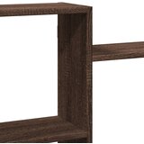  Zidna polica boja smeđeg hrasta 159x18x65 cm konstruirano drvo | shoptok.hr