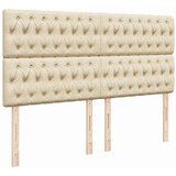  Otomanski krevet s madracem i LED krem 160x200cm tkanine | shoptok.hr